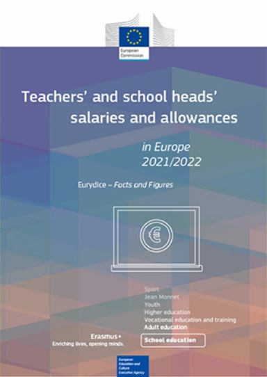 Salarios y complementos del profesorado y los directores de los centros educativos en Europa 2021/2022