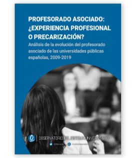 cubierta Profesorado asociado, ¿experiencia profesional o precarización? (2020)