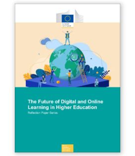 cubierta The future of digital and online learning in higher education (2022)