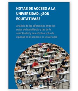 cubierta Notas de acceso a la universidad ¿son equitativas? (2023)