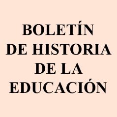 logotipo Boletín de historia de la educación