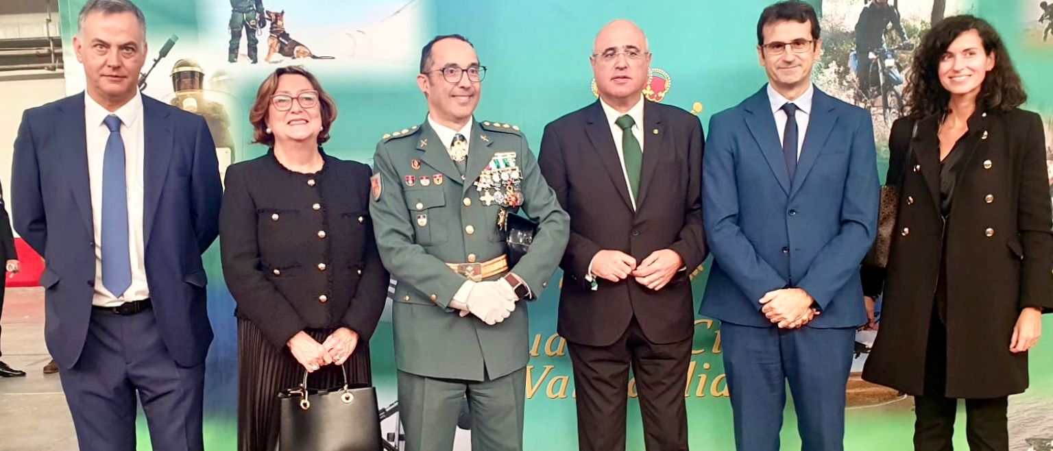 Representación de la Subdelegación del Gobierno y la Alta Inspección de Castilla León participan en los actos de celebración de la Guardia Civil a su 