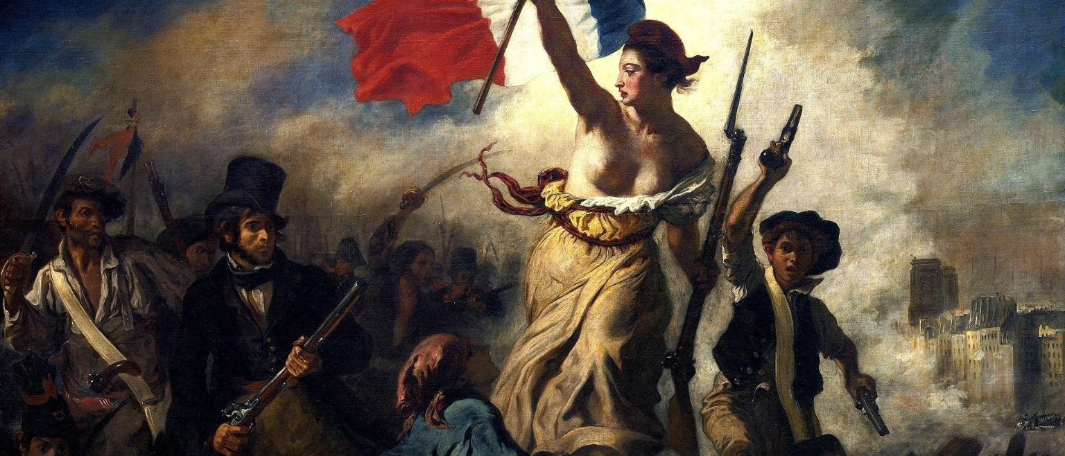 La liberta guiando al pueblo. Delacroix