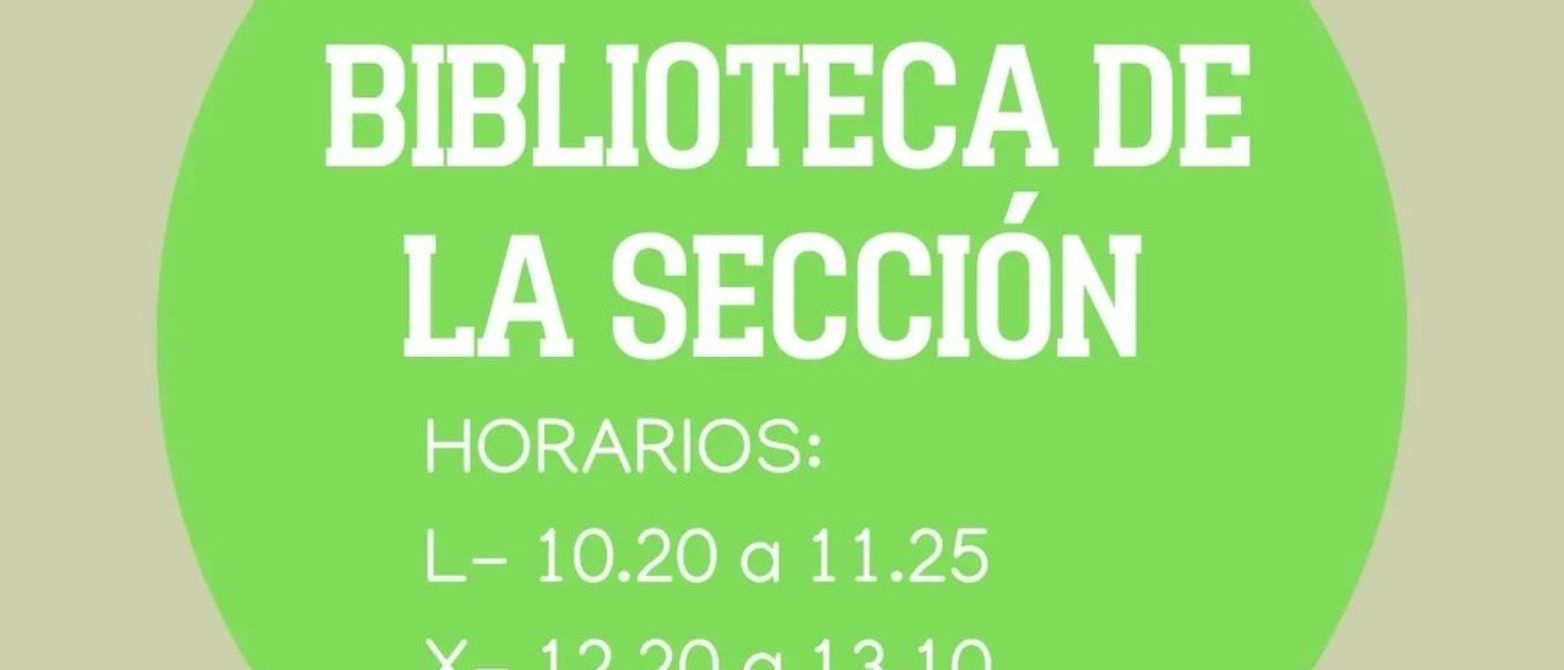 Cartel Biblioteca