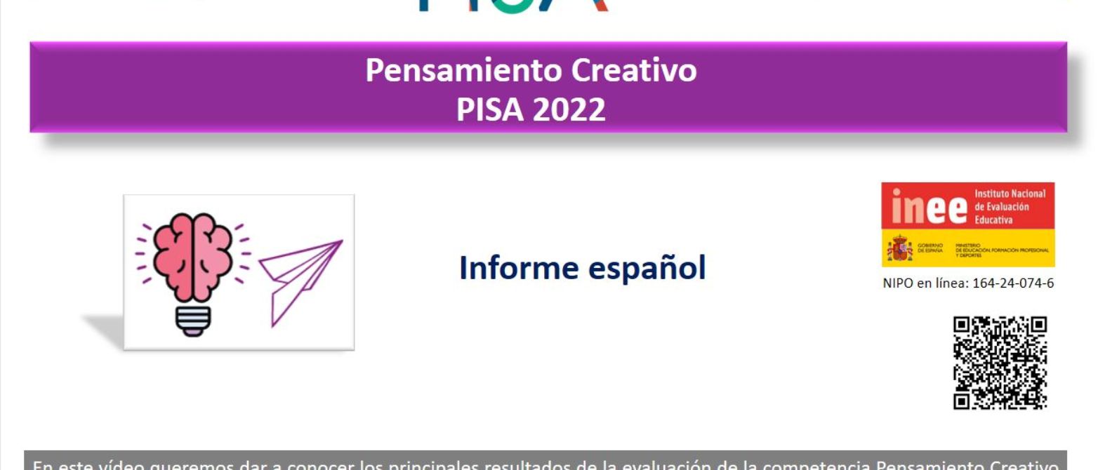 Video presentación Pensamiento creativo PISA 2022