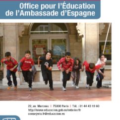 Portada folleto Consejería de Educación en Francia  