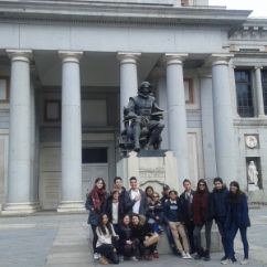 Viaje Madrid 2016. Alumnos de 1ère