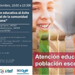 Seminario web «De la segregación educativa al éxito educativo y social de la comunidad gitana»