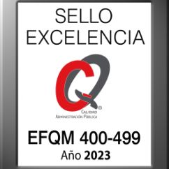 Sello Excelencia - Certificación EFQM 400-499 en 2023