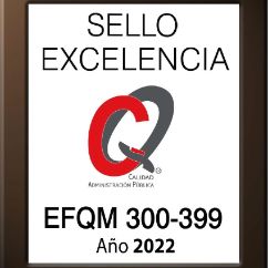 Sello Excelencia - Renovación Certificación EFQM 300-399 en 2022