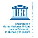 logo de la unidad de mujeres y ciencia con las iniciales del nombre