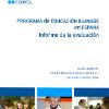 Portada Programa de educación bilingüe en España. Informe de la evaluación