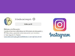 Instagram biblioteca