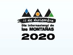 logo día de las montañas 2020