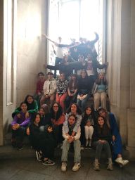 Nuestros alumnos en el Palacio Real de Madrid