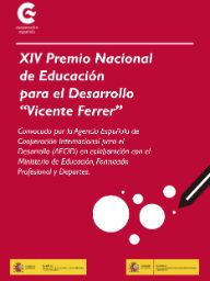 Cartel del Premio Vicente Ferrer