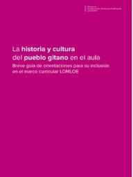 La historia y cultura del pueblo gitano en el aula