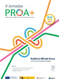 Cartel Jornadas PROA+ Las Palmas de Gran Canaria