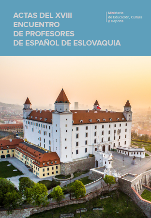 Portada de las Actas del XVIII Encuentro de profesores de español de Eslovaquia 