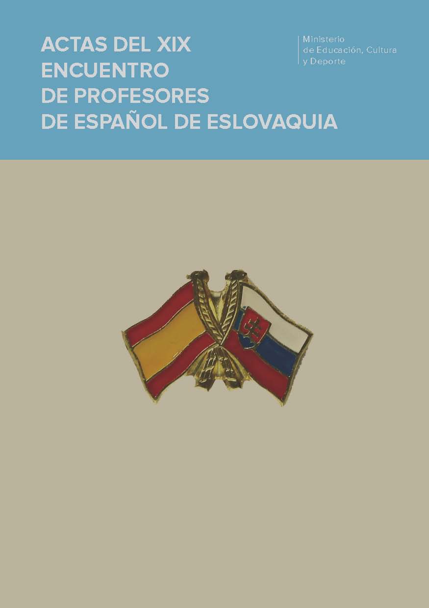 Portada de las Actas del XIX Encuentro de profesores de español de Eslovaquia