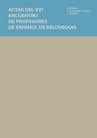 Portada de las Actas del XVI Encuentro de profesores de español de Eslovaquia