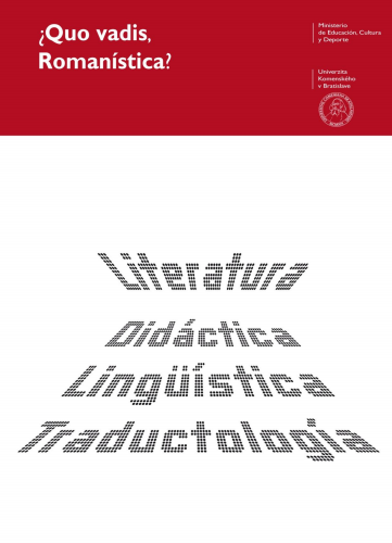 Portada de Actas de las III Jornadas de Estudios Románicos. ¿Quo vadis, romanística?